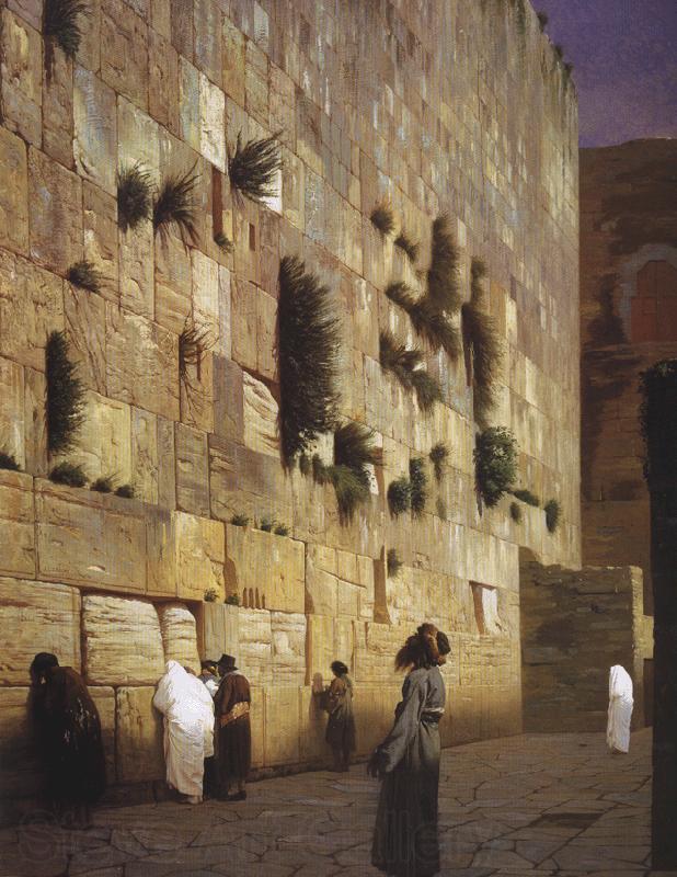 Jean - Leon Gerome Solomon Wall, Jerusalem